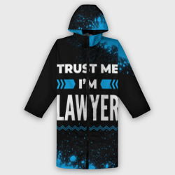 Мужской дождевик 3D Trust me I'm lawyer Dark