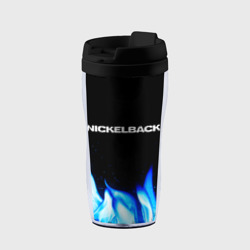 Термокружка-непроливайка Nickelback blue fire