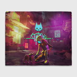 Плед 3D Stray - cat & robot