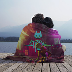 Плед 3D Stray - cat & robot - фото 2