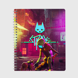 Тетрадь Stray - cat & robot