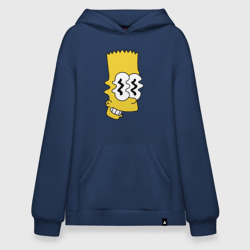 Худи SuperOversize хлопок Bart Simpson - glitch