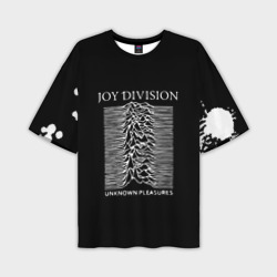 Мужская футболка oversize 3D Joy Division - unknown pleasures