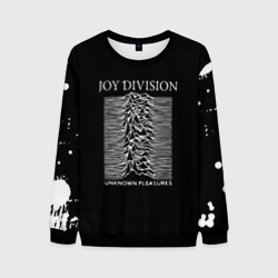 Мужской свитшот 3D Joy Division - unknown pleasures