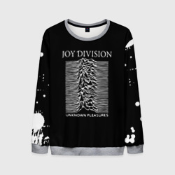 Мужской свитшот 3D Joy Division - unknown pleasures