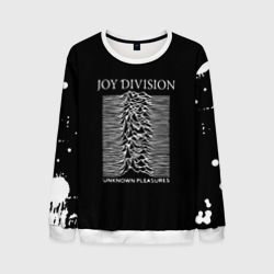 Мужской свитшот 3D Joy Division - unknown pleasures