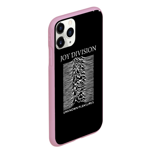 Чехол для iPhone 11 Pro Max матовый Joy Division - unknown pleasures, цвет розовый - фото 3