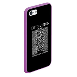 Чехол для iPhone 5/5S матовый Joy Division - unknown pleasures - фото 2