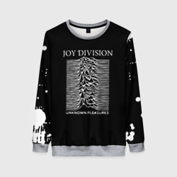 Женский свитшот 3D Joy Division - unknown pleasures