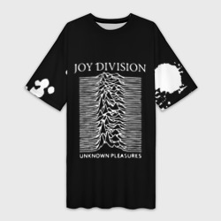 Платье-футболка 3D Joy Division - unknown pleasures