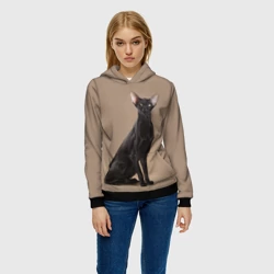 Женская толстовка 3D Ориентальная порода - фото 2