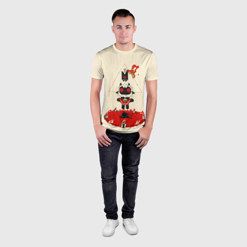 Мужская футболка 3D Slim Культ ягненка агнец, цвет 3D печать - фото 4