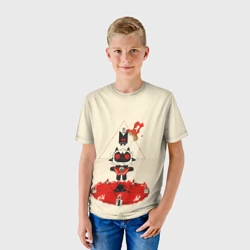 Детская футболка 3D Культ ягненка агнец - фото 2