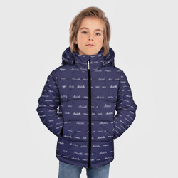Зимняя куртка для мальчиков 3D Сиреневая любовь - фото 2