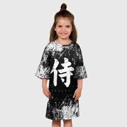 Детское платье 3D Иероглиф samurai - фото 2