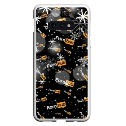 Чехол для Samsung S10E Надписи Porn Hub - снежинки - купить по ...