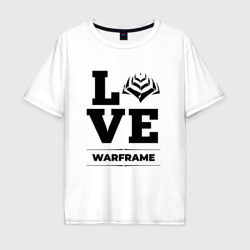 Мужская футболка хлопок Oversize Warframe love classic