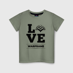 Детская футболка хлопок Warframe love classic