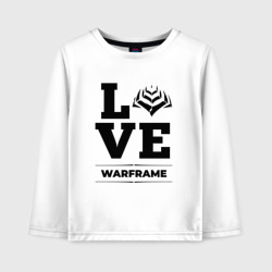 Детский лонгслив хлопок Warframe love classic