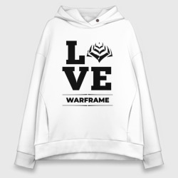 Женское худи Oversize хлопок Warframe love classic