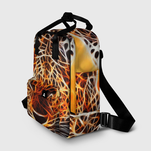 Женский рюкзак 3D Огненный гепард - фото 2