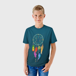 Детская футболка 3D Ловец снов - индейский амулет - фото 2