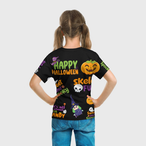 Детская футболка 3D Незабываемая ночь приключений  halloween - фото 6