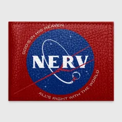 Обложка для студенческого билета NASA nerv Evangelion
