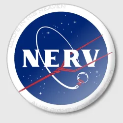 Значок NASA nerv Evangelion