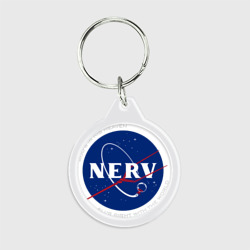 Брелок круглый NASA nerv Evangelion