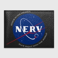 Обложка для студенческого билета NASA nerv Evangelion