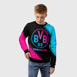 Детский свитшот 3D Borussia - neon gradient - фото 2