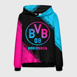 Мужская толстовка 3D Borussia - neon gradient