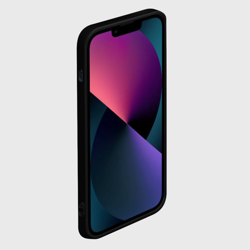 Чехол для iPhone 13 mini Borussia - neon gradient - фото 3