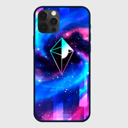 Чехол для iPhone 12 Pro Max No Man's Sky неоновый космос