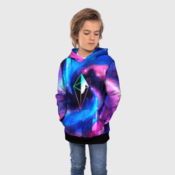 Детская толстовка 3D No Man's Sky неоновый космос - фото 2