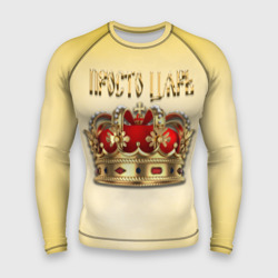Мужской рашгард 3D Просто Царь - золотая корона