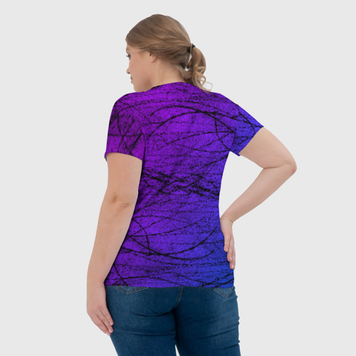 Женская футболка 3D Обидеть Валю может каждый, не каждый может убежать, цвет 3D печать - фото 7