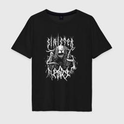 Мужская футболка хлопок Oversize Sinister - Black Metal Style