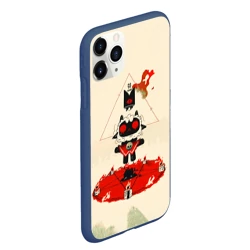 Чехол для iPhone 11 Pro Max матовый Cult of the lamb art - фото 2