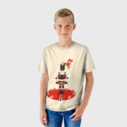 Детская футболка 3D Cult of the lamb art - фото 2