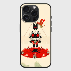 Чехол силиконовый для Apple iPhone 15 Pro матовый Cult of the lamb art