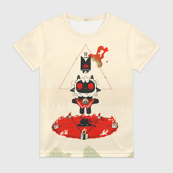 Женская футболка 3D Cult of the lamb art