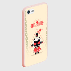 Чехол для iPhone 5/5S матовый Злобная овечка - Cult of the lamb - фото 2