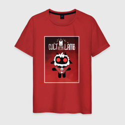 Мужская футболка хлопок Cult of the lamb арт