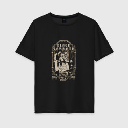 Женская футболка хлопок Oversize Black Sabbath band