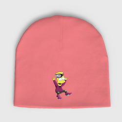 Мужская шапка демисезонная Барт Симпсон в прыжке