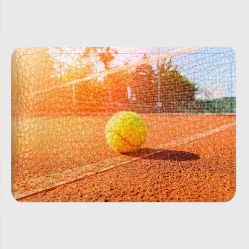 Картхолдер с принтом Теннис - рассвет, цвет черный - фото 4