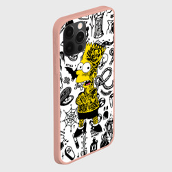 Чехол для iPhone 12 Pro Max Барт Симпсон весь в татухах - Hype - фото 2