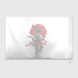 Флаг 3D Самурай и Красное Солнце - фото 2